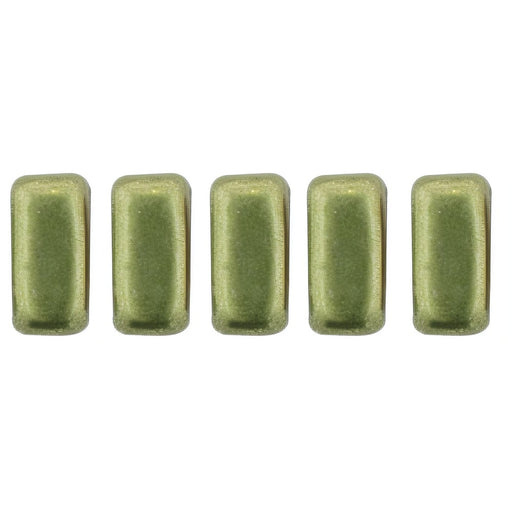 Czech CzechMates Bricks 3/6mm ColorTrends: Sueded Gold Fern (50pcs)