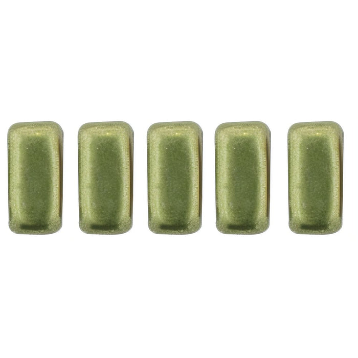 Czech CzechMates Bricks 3/6mm ColorTrends: Sueded Gold Fern (50pcs)