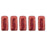 Czech CzechMates Bricks 3/6mm ColorTrends: Sueded Gold Samba Red (50pcs)