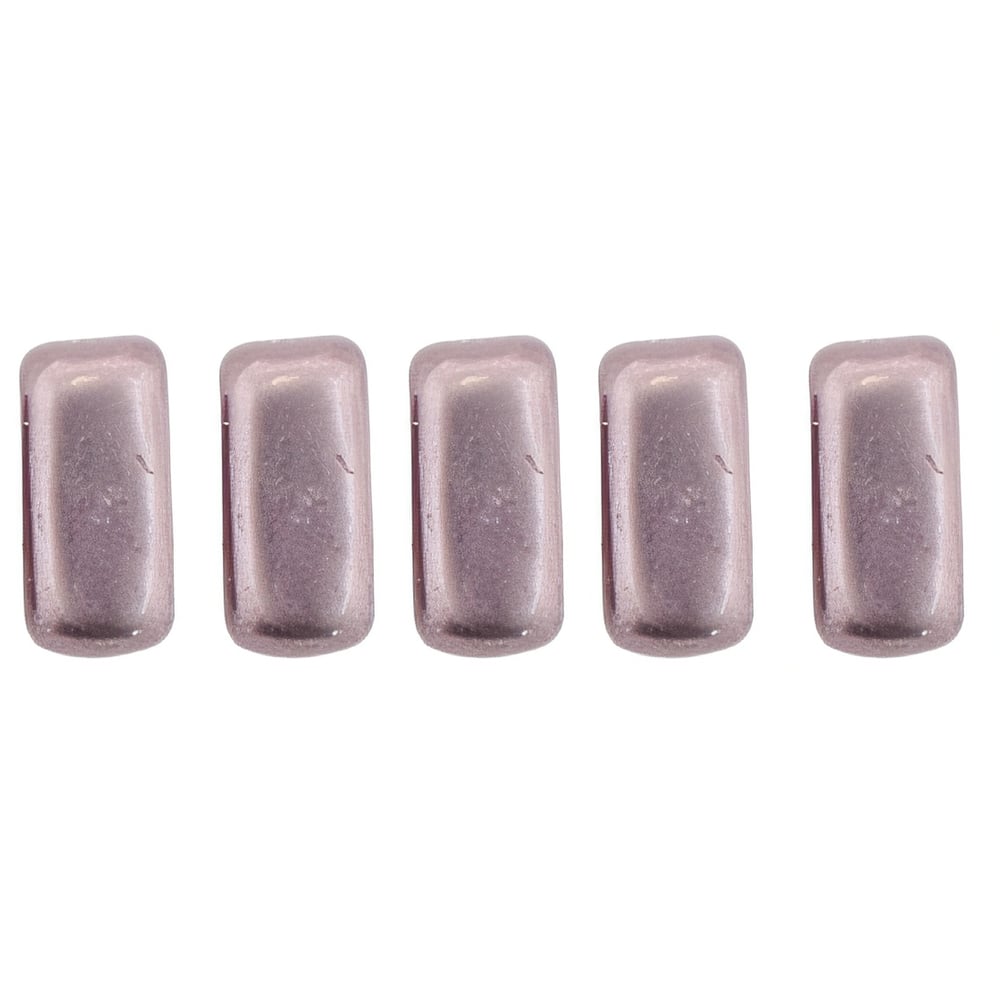 Czech CzechMates Bricks 3/6mm ColorTrends: Sueded Gold Blackened Pearl (50pcs)