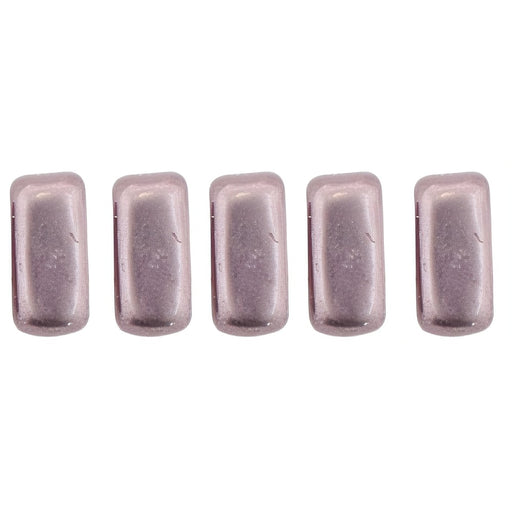 Czech CzechMates Bricks 3/6mm ColorTrends: Sueded Gold Blackened Pearl (50pcs)