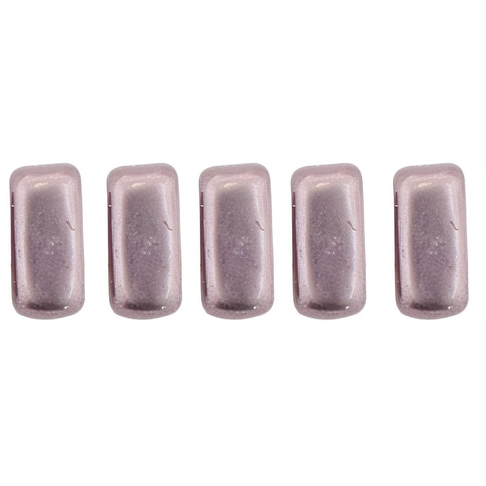 Czech CzechMates Bricks 3/6mm ColorTrends: Sueded Gold Blackened Pearl (50pcs)
