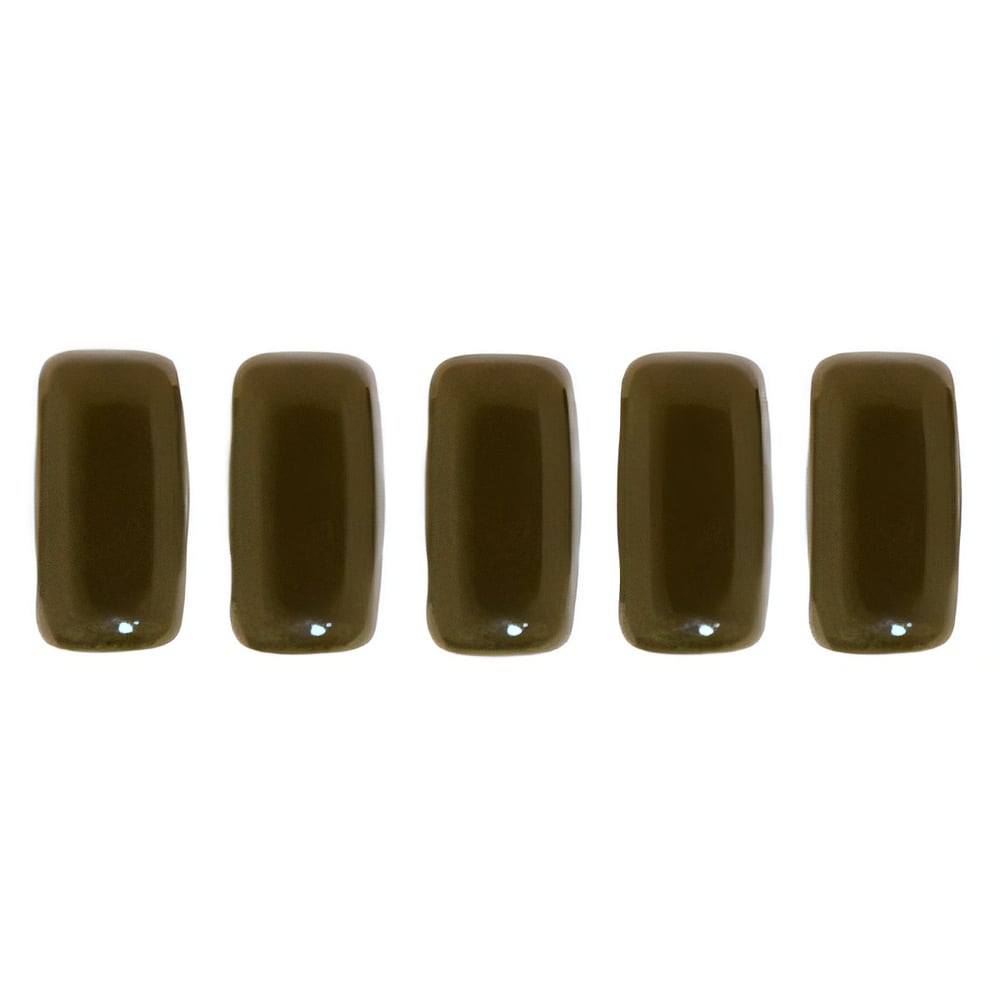 Czech CzechMates Bricks 6 x 3mm Chocolate Brown (50pcs)
