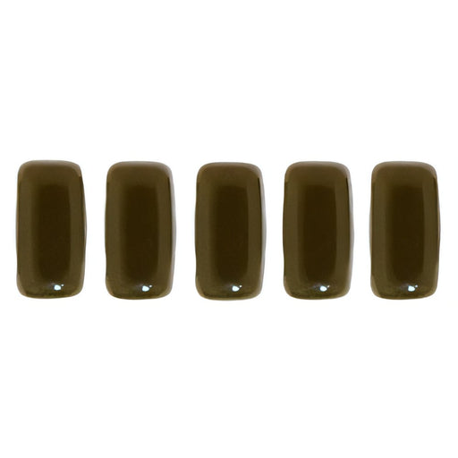 Czech CzechMates Bricks 6 x 3mm Chocolate Brown (50pcs)