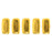 Czech CzechMates Bricks 6 x 3mm 24K Gold Plated (50pcs)