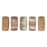 Czech CzechMates Bricks 6 x 3mm Matte - Apollo - Gold (50pcs)
