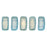 Czech CzechMates Bricks 6 x 3mm Halo - Shadows (50pcs)