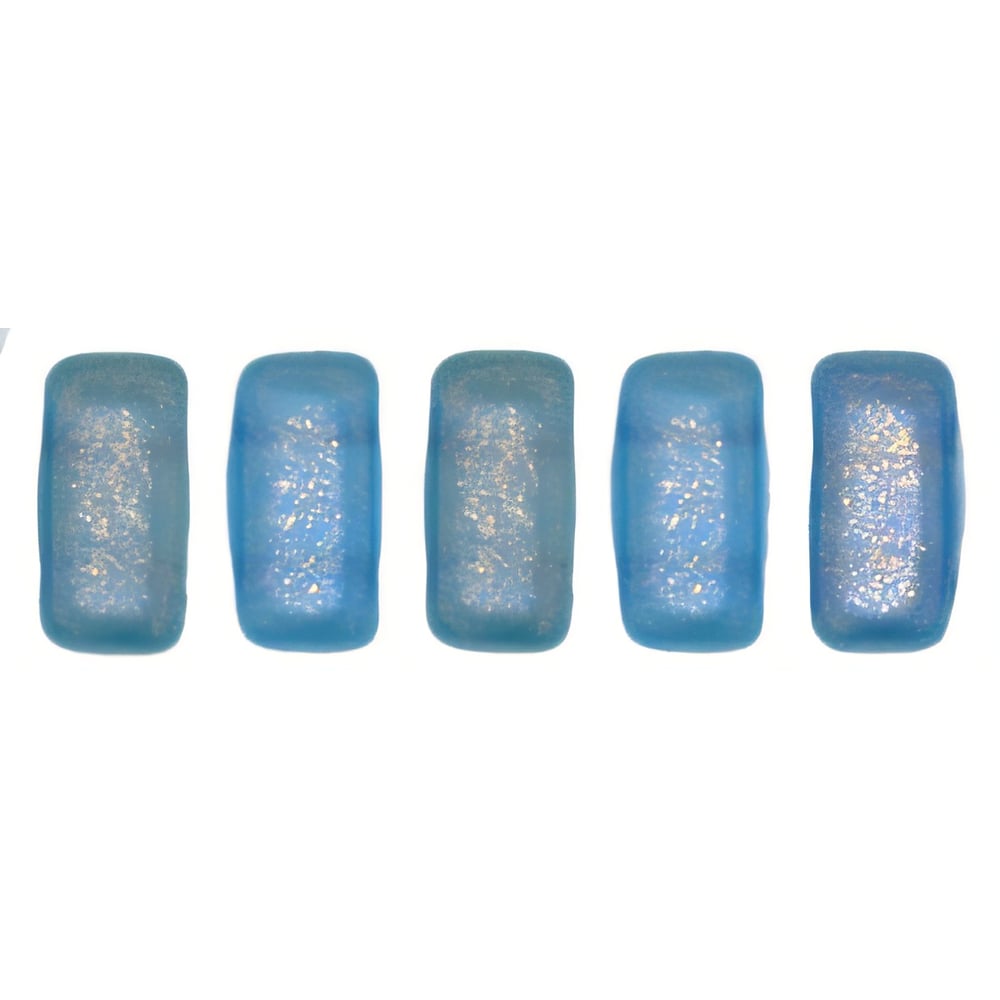 Czech CzechMates Bricks 6 x 3mm Halo - Azurite (50pcs)