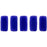 Czech CzechMates Bricks 6 x 3mm Indigo (50pcs)