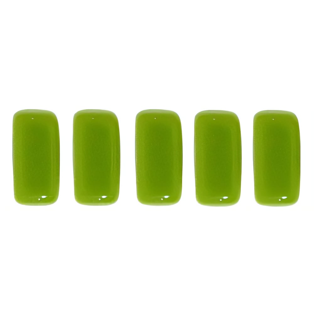 Czech CzechMates Bricks 6 x 3mm Opaque Olive (50pcs)