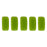 Czech CzechMates Bricks 6 x 3mm Opaque Olive (50pcs)