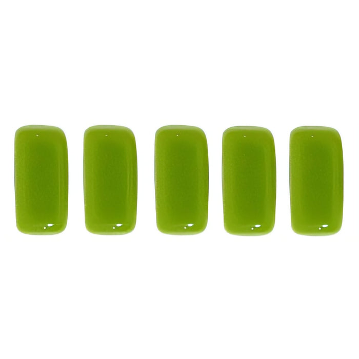 Czech CzechMates Bricks 6 x 3mm Opaque Olive (50pcs)