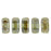 Czech CzechMates Bricks 6 x 3mm Luster - Transparent Green (50pcs)
