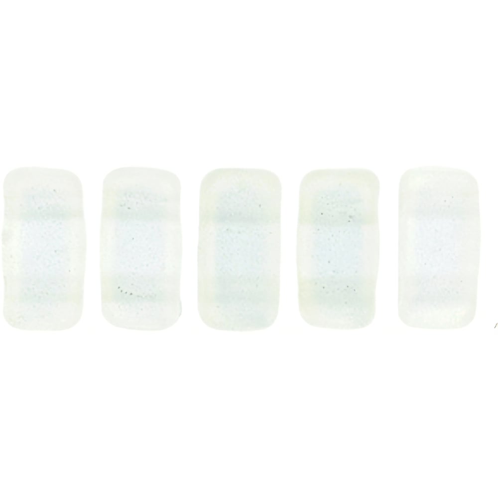Czech CzechMates Bricks 6 x 3mm Sueded Gold Crystal (50pcs)
