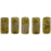 Czech CzechMates Bricks 6 x 3mm Ashen Gray - Copper Picasso (50pcs)