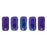 Czech CzechMates Bricks 6 x 3mm Cobalt - Vega (50pcs)