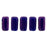 Czech CzechMates Bricks 6 x 3mm Indigo - Vega (50pcs)