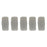 Czech CzechMates Bricks 6 x 3mm Matte - Ashen Gray (50pcs)