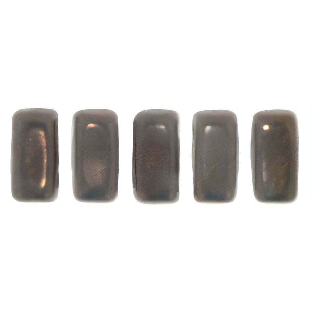 Czech CzechMates Bricks 6 x 3mm Ashen Gray - Moon Dust (50pcs)