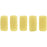 Czech CzechMates Bricks 6 x 3mm Sueded Gold Opaque Lt Beige (50pcs)