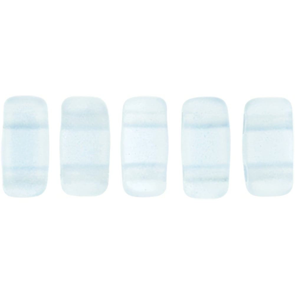 Czech CzechMates Bricks 6 x 3mm Sueded Gold Sapphire (50pcs)