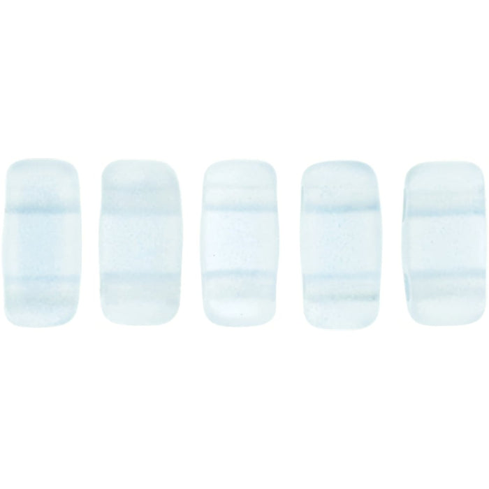 Czech CzechMates Bricks 6 x 3mm Sueded Gold Sapphire (50pcs)