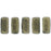 Czech CzechMates Bricks 6 x 3mm Sueded Gold Navy (50pcs)