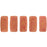 Czech CzechMates Bricks 6 x 3mm Pacifica - Strawberry (50pcs)