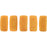 Czech CzechMates Bricks 6 x 3mm Pacifica - Tangerine (50pcs)