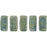 Czech CzechMates Bricks 6 x 3mm Pacifica - Poppy Seed (50pcs)