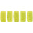 Czech CzechMates Bricks 6 x 3mm Pacifica - Honeydew (50pcs)