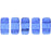 Czech CzechMates Bricks 6 x 3mm ColorTrends: Transparent Riverside (50pcs)