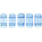 Czech CzechMates Bricks 6 x 3mm ColorTrends: Transparent Airy Blue (50pcs)
