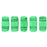 Czech CzechMates Bricks 6 x 3mm ColorTrends: Transparent Lush Meadow (50pcs)
