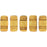 Czech CzechMates Bricks 6 x 3mm ColorTrends: Transparent Potter's Clay (50pcs)