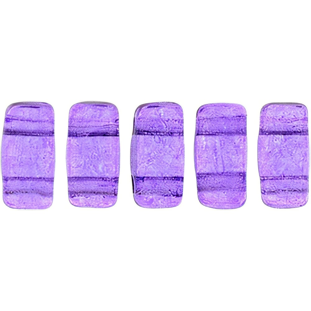 Czech CzechMates Bricks 6 x 3mm ColorTrends: Transparent Bodacious (50pcs)