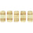 Czech CzechMates Bricks 6 x 3mm ColorTrends: Transparent Warm Taupe (50pcs)