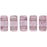 Czech CzechMates Bricks 6 x 3mm ColorTrends: Transparent Dusty Cedar (50pcs)