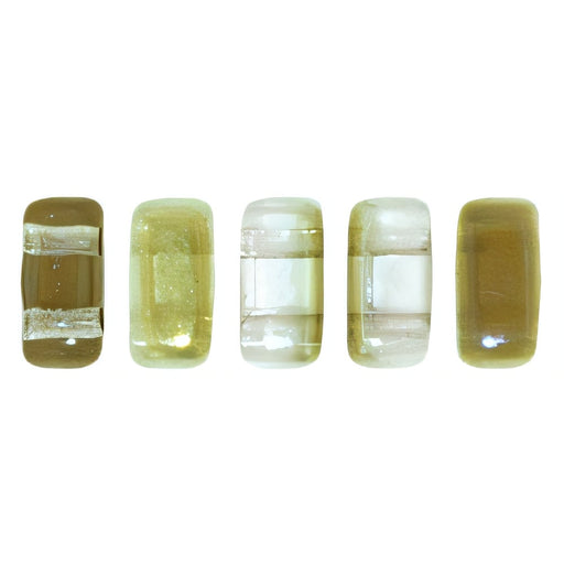 Czech CzechMates Bricks 6 x 3mm Twilight - Crystal (50pcs)