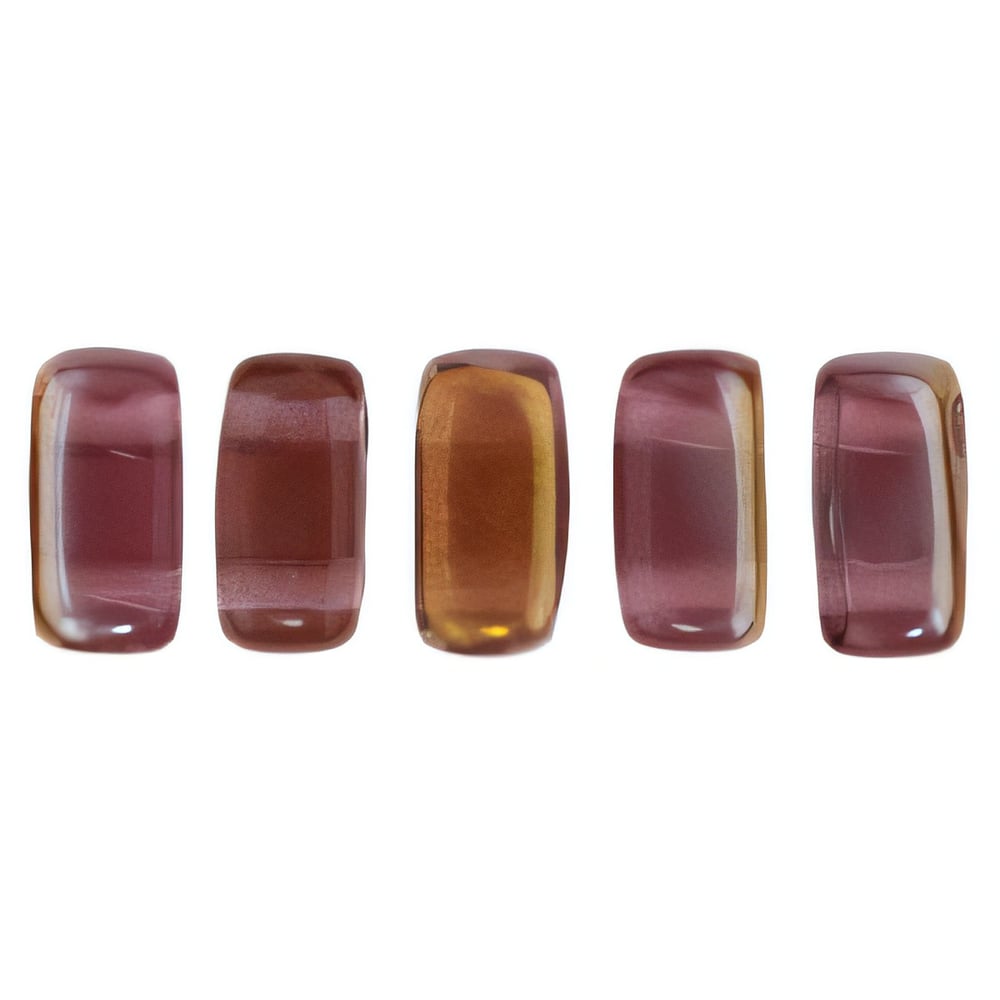 Czech CzechMates Bricks 6 x 3mm Twilight - Fuchsia (50pcs)