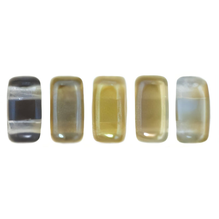 Czech CzechMates Bricks 6 x 3mm Alexandrite - Celsian (50pcs)