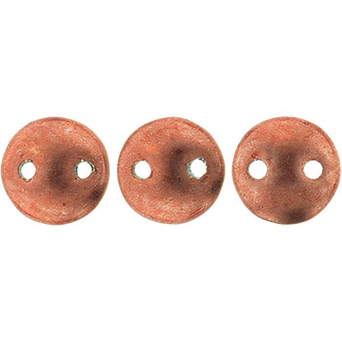 Czech CzechMates Lentil 6mm ColorTrends: Saturated Metallic Grenadine (50pcs)