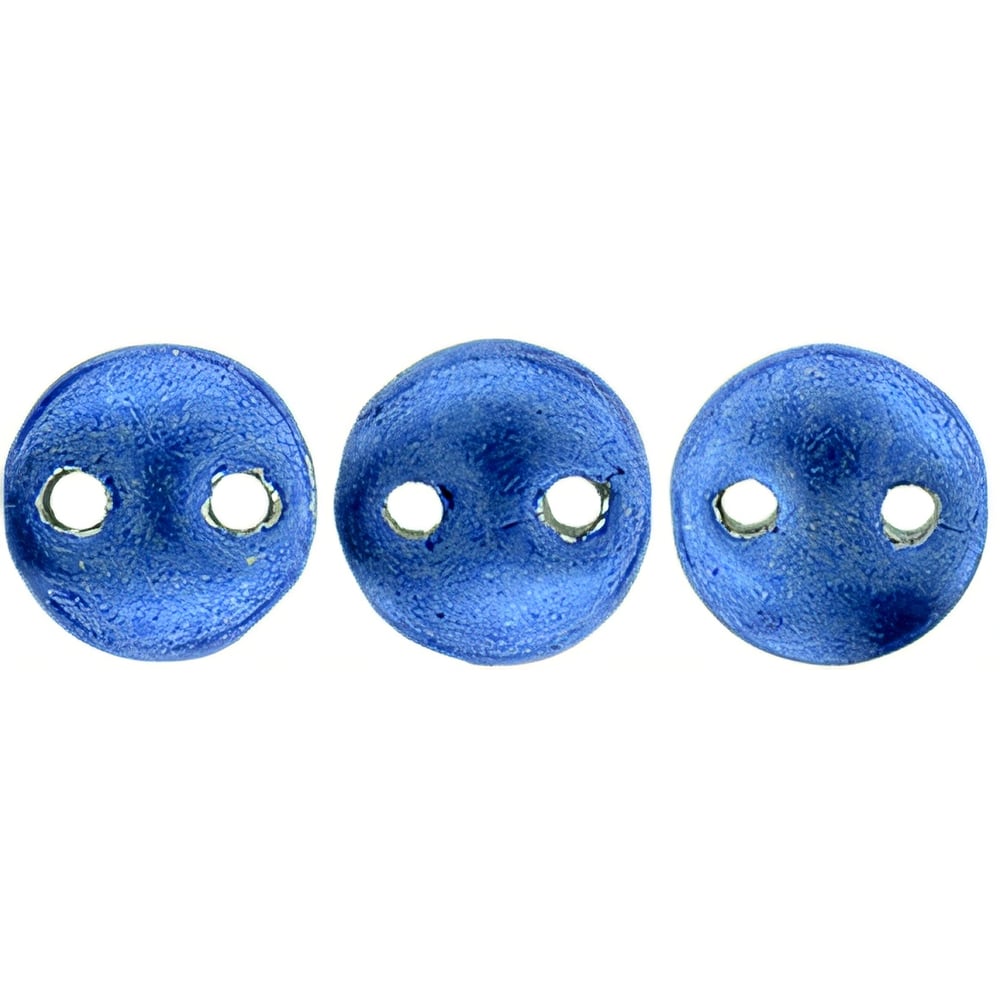 Czech CzechMates Lentil 6mm ColorTrends: Saturated Metallic Navy Peony (50pcs)