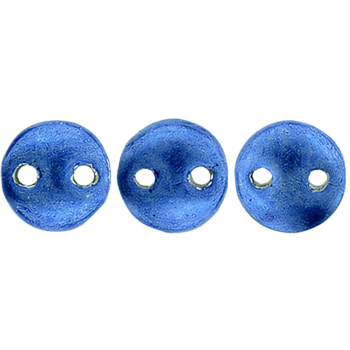 Czech CzechMates Lentil 6mm ColorTrends: Saturated Metallic Navy Peony (50pcs)