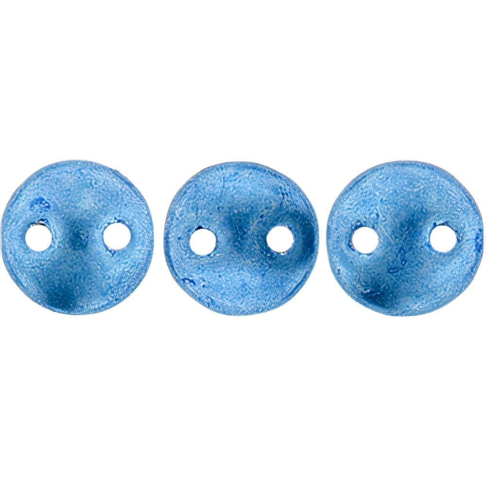 Czech CzechMates Lentil 6mm ColorTrends: Saturated Metallic Little Boy Blue (50pcs)
