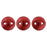 Czech CzechMates Lentil 6mm ColorTrends: Saturated Metallic Cherry Tomato (50pcs)