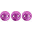 Czech CzechMates Lentil 6mm ColorTrends: Saturated Metallic Spring Crocus (50pcs)