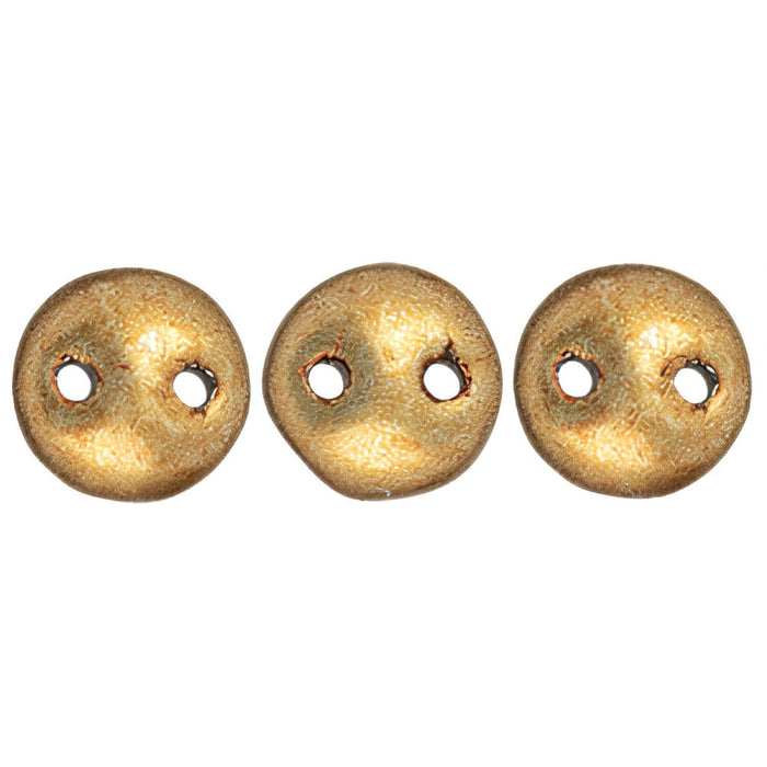 Czech CzechMates Lentil 6mm ColorTrends: Saturated Metallic Ceylon Yellow (50pcs)