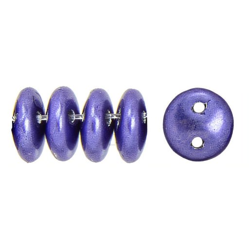 Czech CzechMates Lentil 6mm ColorTrends: Saturated Metallic Ultra Violet (50pcs)