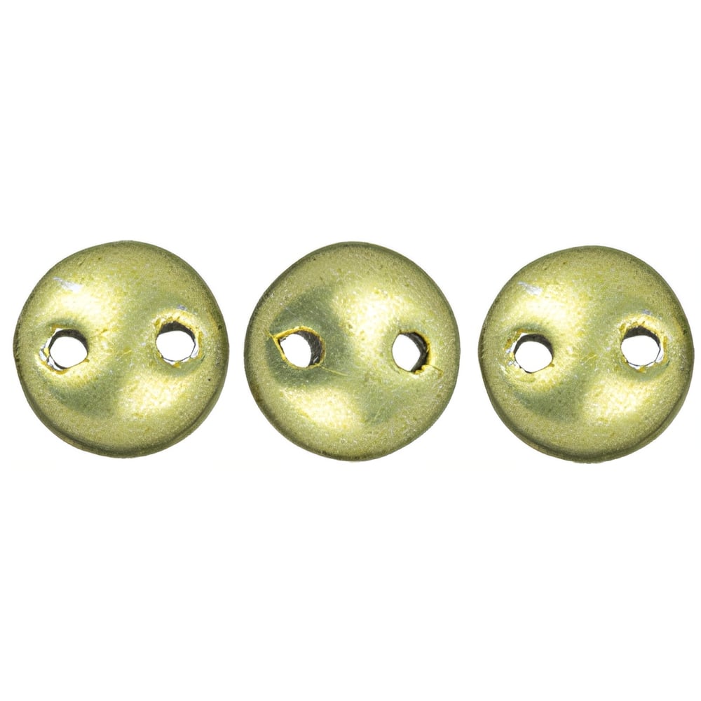 Czech CzechMates Lentil 6mm ColorTrends: Saturated Metallic Limelight (50pcs)
